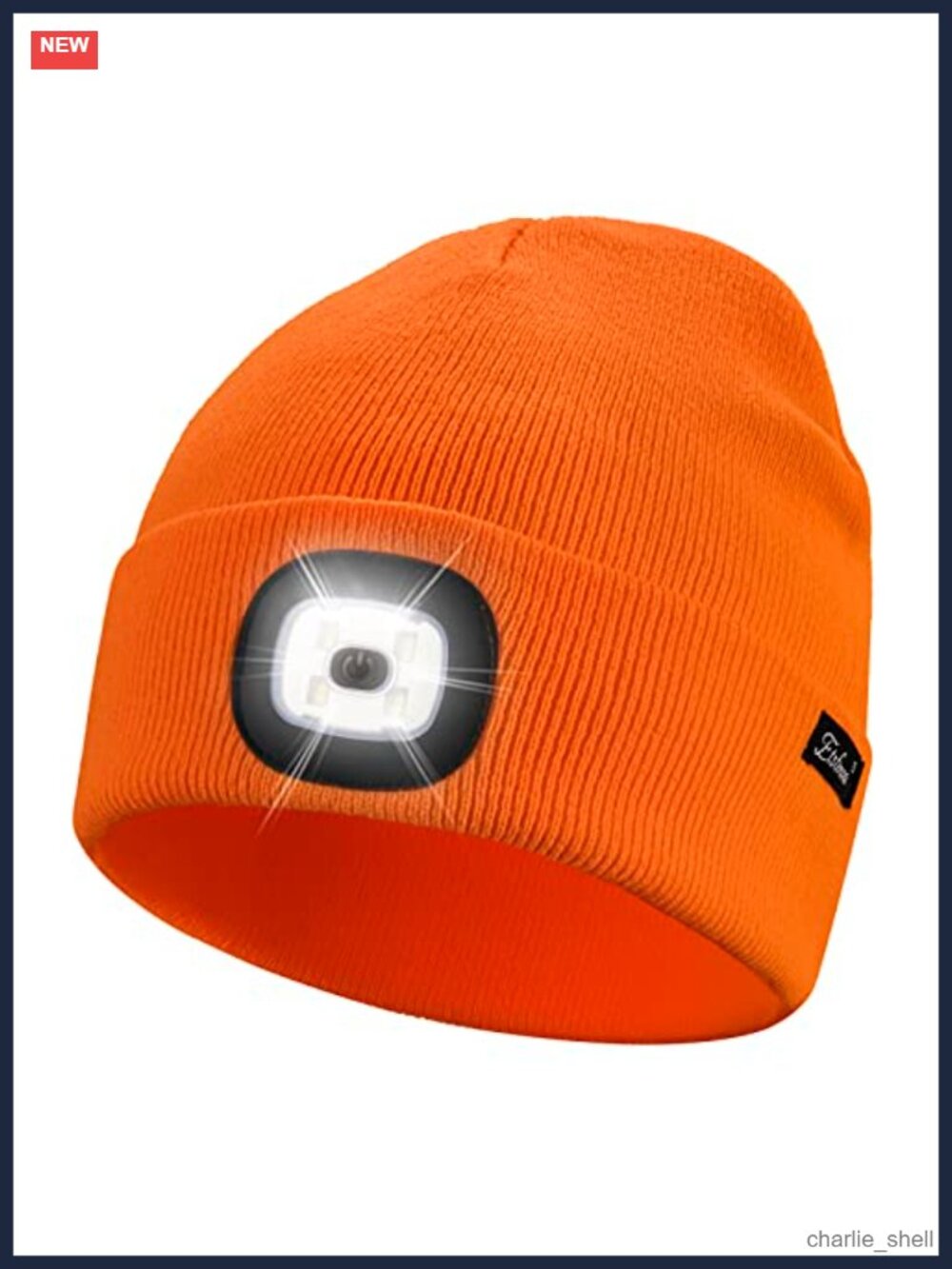 Unisex Lighted Beanie LED Headlamp Cap Winter Warm Hat Hands-Free